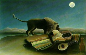 "Sleeping Gypsy" Henri Rousseau